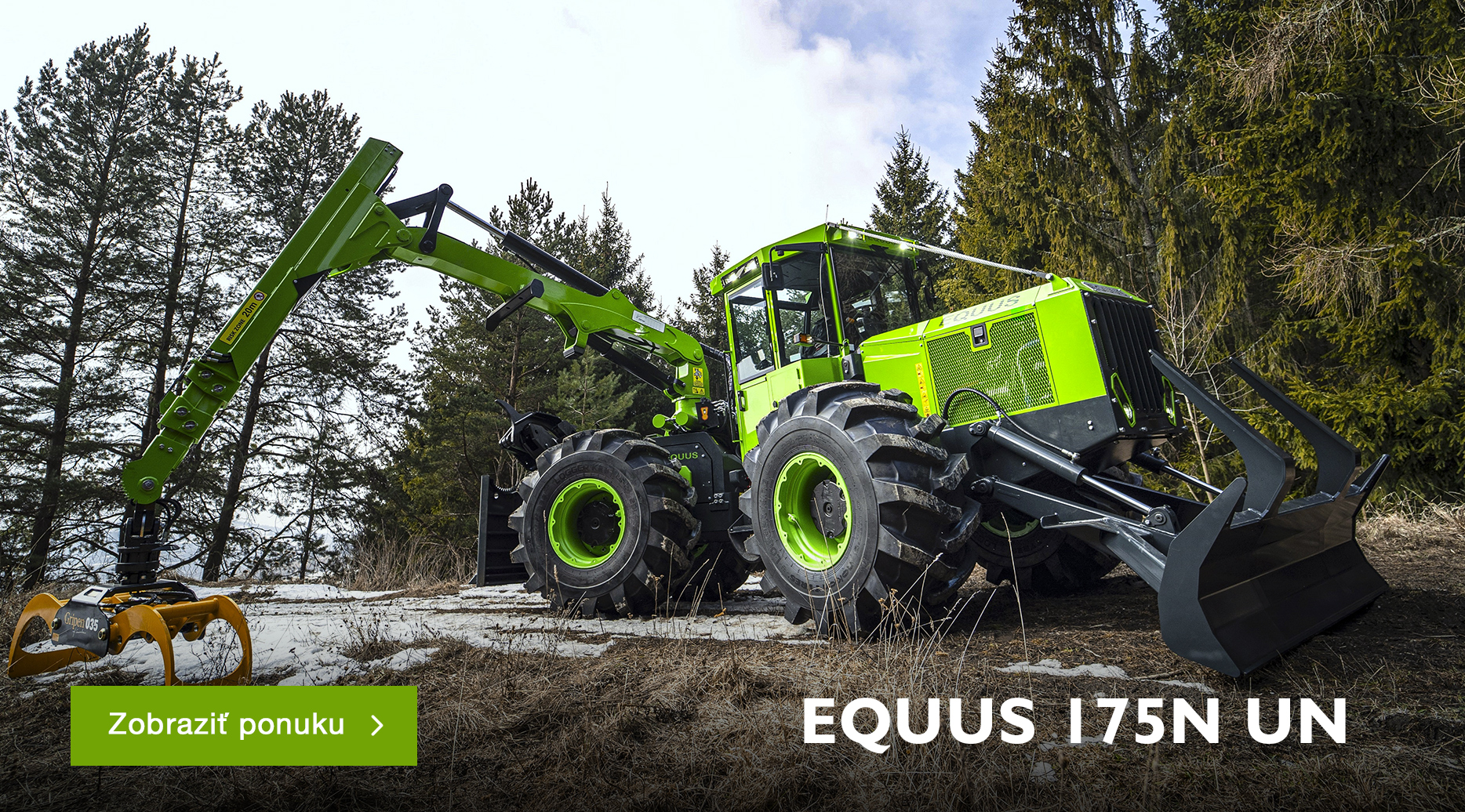Lesný traktor EQUUS 240 UN